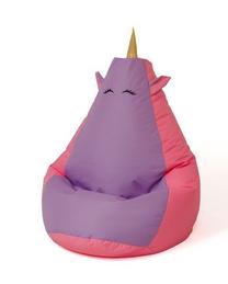 Sėdmaišis Go Gift Unicorn L PUFGGFDZI0052, rožinė sp./violetinė sp.
