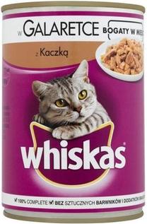 Mitrā kaķu barība Whiskas Duck In Jelly, pīles gaļa, 0.4 kg