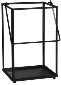 Žvakidė Latern THK-082305, stiklas/metalas, 25.5 cm, juoda sp.