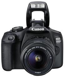 Зеркальный фотоаппарат Canon EOS 2000D EF-S 18-55mm III EU26 Kit, черный цв.