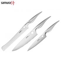 Samura REPTILE Komplekt 3 kööginuga: universaalne 168mm, saianuga 235mm, peakoka 200mm