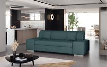 Sofa Porto Three Grande 75, mėlyna sp., 90 x 210 cm x 98 cm