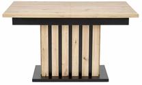 Valgomojo stalas išskleidžiamas Lamello, juoda sp./artisan oak sp., 160 - 210 cm x 90 cm x 76 cm