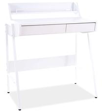 Rakstāmgalds ar atvilktnēm B-168, 77 cm x 48 cm, 89 cm, balta krās.
