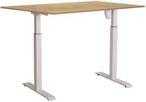 Kompiuterio stalas Sun-Flex EasyDesk Adapt I, 120 cm x 80 cm, 70 - 118 cm, balta sp./beržo sp.
