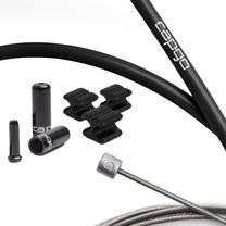 Pavarų troselis, rinkinys Capgo Kevlar Shimano/Sram MTB & E-Bike, nerūdijantysis plienas, juoda sp.