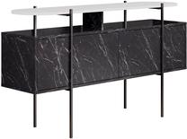 Konsoles galds Kalune Design Hanley, balta krās., 150 cm x 38 cm x 86.2 cm