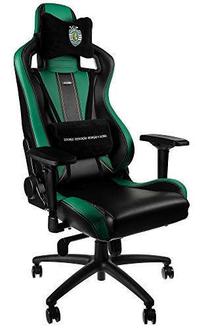 Spēļu krēsls Noblechairs Sporting Clube De Portugal Edition Epic, melna krās.