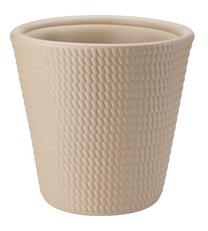 Puķu pods Form Plastic Lina, plastmasa, Ø 29.7 cm, brūna krās.