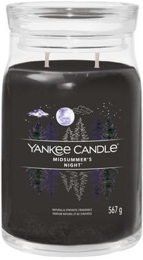 Žvakė, aromatinė Yankee Candle Midsummer's Night, 90 h, 567 g, juoda sp.