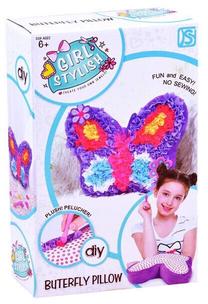 Tekstila figūru gatavošanas komplekts Girl Stylish Butterfly Pillow