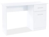 Rakstāmgalds ar skapi B-002, 120 cm x 51 cm, 78 cm, balta krās.