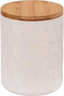 Lielapjoma produktu konteiners Wenko Maya, 0.4 l, 9.5 cm x 9.5 cm, balta krās.