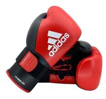 Boksa cimdi Adidas Hybrid 250, melna krās./sarkana krās., 14 oz