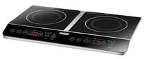 Mini viryklė indukcinė Unold Doppel Elegance 58175, 3500 W, juoda sp./nerūdijančiojo plieno sp.