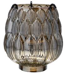 Vaza Home4you Luxo, 20 cm, skaidri sp.