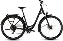 Dviratis turistinis Cube Touring One Easy Entry, 28 ", S rėmas, mėlyna sp./juoda sp.