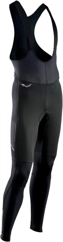 Брюки, с брекетами Northwave, черный цв., XL