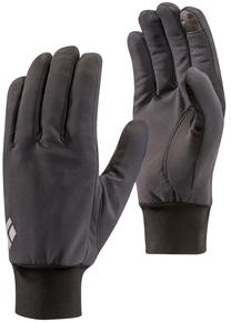 Pirštinės Black Diamond Lightweight Softshell, juoda sp./pilka sp., L