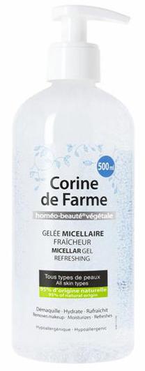 Kosmētikas noņemšanas līdzeklis Corine de Farme Gelee Micellaire, 500 ml