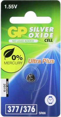 Elementai GP GPPBS377F018, AG4/SR66/LR66/LR626, 1.55 V