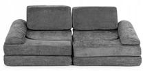 Modulinė sofa EcoToys TMSRT-17-GY, pilka sp., 62 x 57 cm x 9 cm