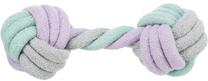 Žaislas šuniui, virvinis Trixie Junior Dumbell 32815, 22 cm, žalia sp./pilka sp./violetinė sp.