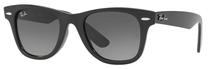 Спортивные солнцезащитные очки Ray-Ban Wayfarer Junior RJ9066S 100/11, 47 мм, черный цв./серый цв.