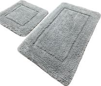 Комплект ковриков для ванны Foutastic Wolle 510CHL1236, серый цв., 100 см x 60 см