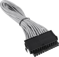 Vads BitFenix ATX 24pin Male, ATX 24pin Female, 0.3 m, pelēka krās.