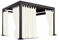 Pavėsinės užuolaida ZMOS-06, 155 x 230 cm, ecru sp.