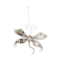 Eglītes rotājums Christmas Touch MC18B-17336-2, balta krās., plastmasa