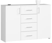 Komoda Akord K45, balta sp., 80 cm x 110 cm x 35 cm