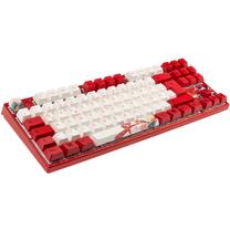 Vadu spēļu tastatūra Varmilo VEA88 Cherry MX Brown, DE, sarkana krās.