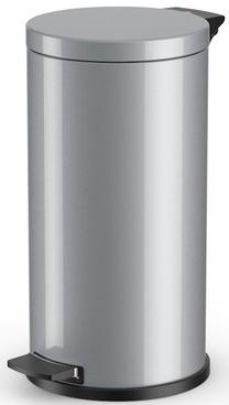Šiukšliadėžė Hailo Solid 0522-070, sidabro sp., 18 l, 53 cm