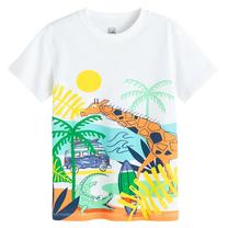 Футболка с короткими рукавами лето, для мальчиков Cool Club Voyage CCB2811270, многоцветный, 98 см