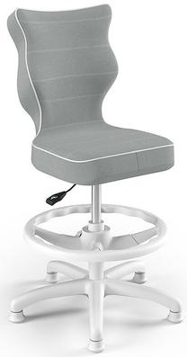 Vaikiška darbo kėdė Petit HC+F Size 3 JS03, 33.5 x 30 x 89.5 cm, balta/pilka