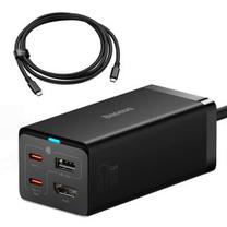Telefono įkroviklis Baseus GaN5 Pro, 2 x USB Type C /USB-A, juoda sp., 67 W