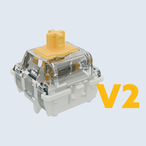 Klaviatūros klavišai Wooting Lekker V2 L45 90 vnt., geltona