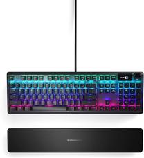 Laidinė žaidimų klaviatūra Steelseries Apex 5 64532 SteelSeries Hybrid Blue, Anglų (US), juoda sp.