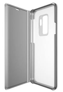 Чехол для телефона Mocco Clear View, серебристый цв., Samsung