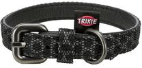 Ошейник для собак Trixie Night Reflect, черный цв./серый цв., 220 - 300 мм x 15 мм, XS/S