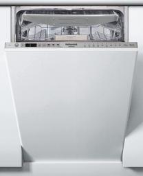 Įmontuojama indaplovė Hotpoint Ariston HSIO 3O23 WFE, sidabro sp.