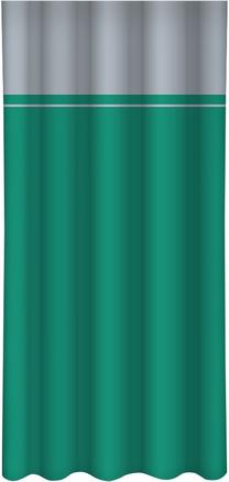 Nakts aizkari ZMH-141, pelēka krās./tumša tirkīza krās., 160 cm x 250 cm