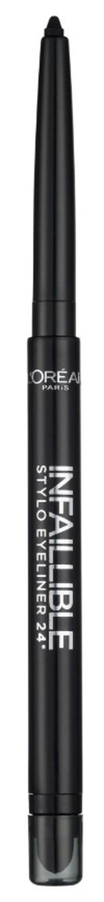 Acu zīmulis L’Oréal Paris Infaillible 24H Waterproof, night day black krās. 301