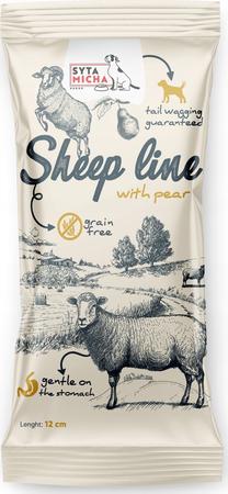 Skanėstas šunims Syta Micha Sheep Line, džiovinta oda/kriaušė