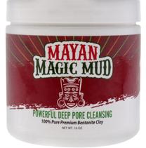 Veido kaukė, valomoji Mayan Magic Mud Powerful Deep Pore Bentonite Clay, 454 ml