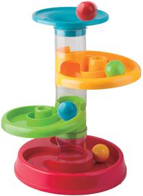 Развивающая игра Smily Play Slide Tower For Balls, 39 см, многоцветный, 5 шт.