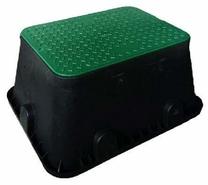 Kolektora kārba Standart KDS38, plastmasa, 49.6 cm, Ø 38 cm, melna krās./zaļa krās.