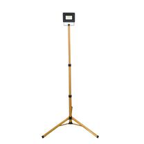 Celtniecības prožektors ar statīvu, brīvi stāvošs Okko E023EE E023, 20 W, 1600 lm, 4000 °K, IP65, dzeltena krās.
